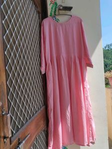 Pink Embroidered Kurta set