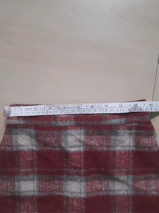 Cozy Fleece Vest &amp; Plaid Skirt Set