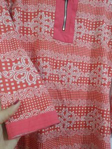 Pink Floral Print Top