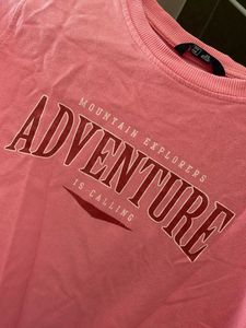 Pink "Adventure" Sweatshirt