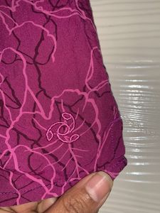 JOCKEY Purple Patterned Women's Shorts