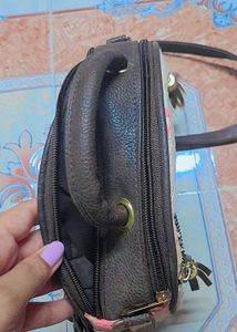Round Boho Shoulder Bag with Tassels