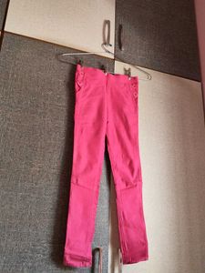 Bright Pink Skinny Pants