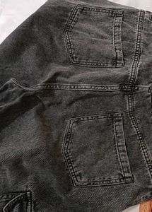 Grey Wash Cargo Jeans