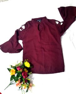 Indietoga Maroon Top
