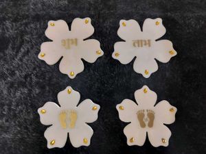 Decorative Lakshmi Feet & Shubh Labh door hanging