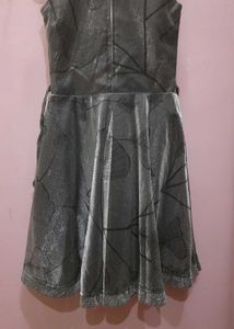 Stylish Grey Ethnic Gown