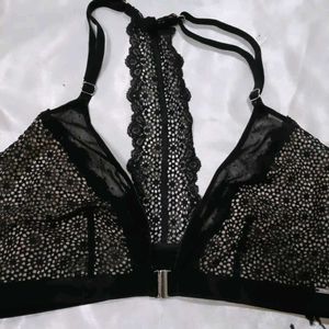 Black Lace Bra
