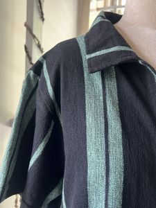Black striped men’s shirt