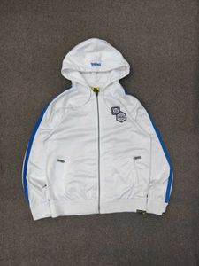 White Zip-Up Hoodie Jacket