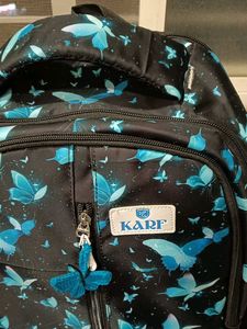 Elegant KARF Butterfly Print Backpack!