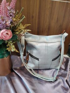Stylish Silver Crossbody Bag