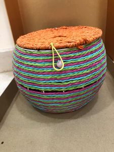 Jute Round Bowl Box (24Rasgulla Can Be Put)