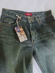 Vintage Dark Wash Flare Jeans