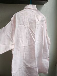 Chic Light Pink Button-Up Shirt