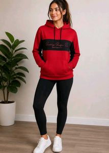 Red Brooklyn Graphic Hoodie