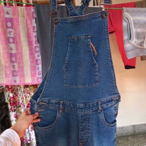 Hand-Painted Leaf Design Denim Jeans