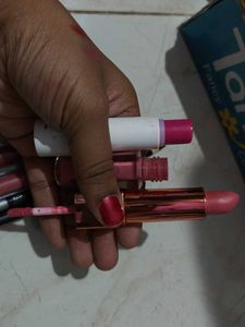 Assorted Lipsticks and Lip Balms
