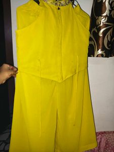 Bright Yellow Ethnic plazoo