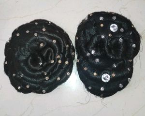 Sparkling Hair Bun Maker Set