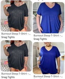 Women's Blue V-Neck Tunic Top