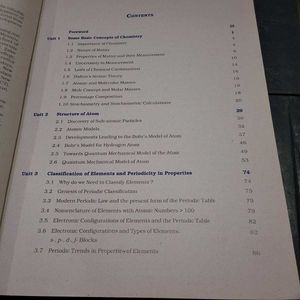 Chemistry Textbook for Class 11, Part 1,2