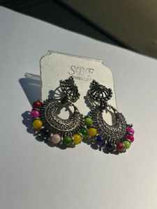 SBF Jewellery Colorful Oxidized Earrings