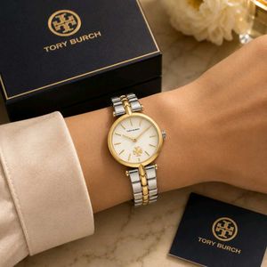 TORY BURCH KIRA – MINIMAL CHIC IN TWO-TONE IVORY G