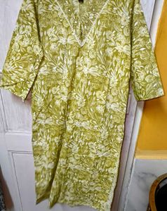 💯 % COTTON GREEN💚 Kurta Set with Dupatta
