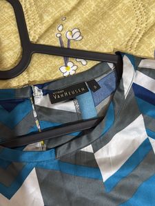 Van Heusen Geometric Print Blouse