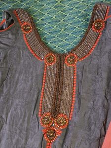 Embellished Kurta Set with Dupatta