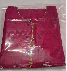 Vibrant Pink Kurta Set with Dupatta