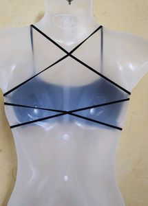 Elegance Cotton Black and Maroon Tube Bra - Pk 2