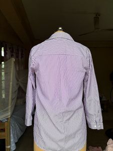 Lavender stripe Cotton shirt