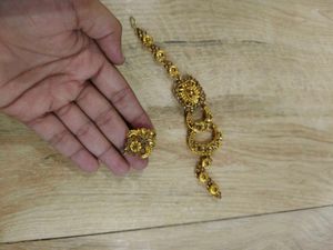 Exquisite Gold Plated Lion Head Bracelet