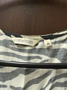 Zebra Print Mini Dress