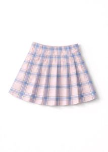 Plaid Pleated Mini Skirt