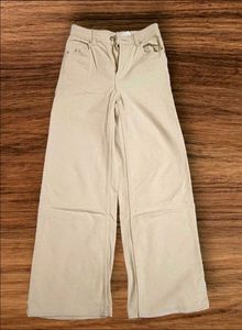 H&amp;M Wide High Cropped Jeans