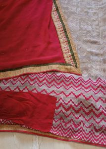 Elegant multi colour Embroidered Saree