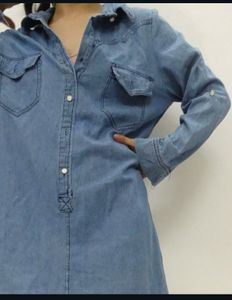 Denim Shirt Dress