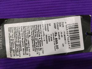 Vibrant Purple Sleeveless Ribbed Dress