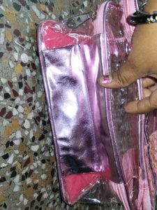 Laneige Makeup Bag - Pink &amp; Gold
