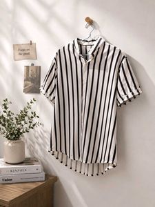 Men's Striped Short Sleeve Shirt