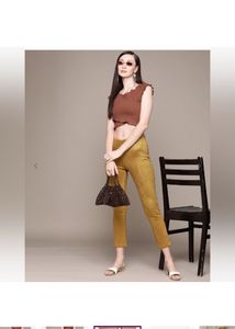 LABEL RITU KUMARHigh-Rise Ankle-Length Pants