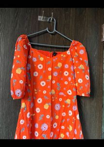Floral Print Midi Dress