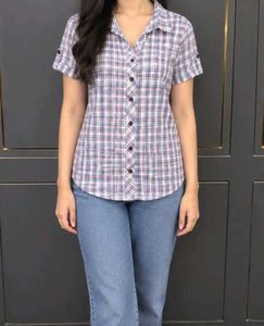 Classic Plaid Button-Up Shirt
