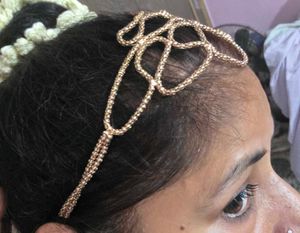 Gold-tone Indian Headpiece