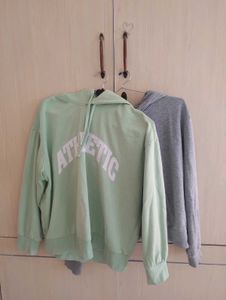 Mint Athletic and Grey Hoodie (COMBO)