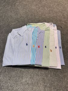 Ralph Lauren Girls/Women's Aqua Blue &amp; White Strip