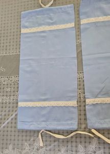 2 Small round pillow or Bolster Covers